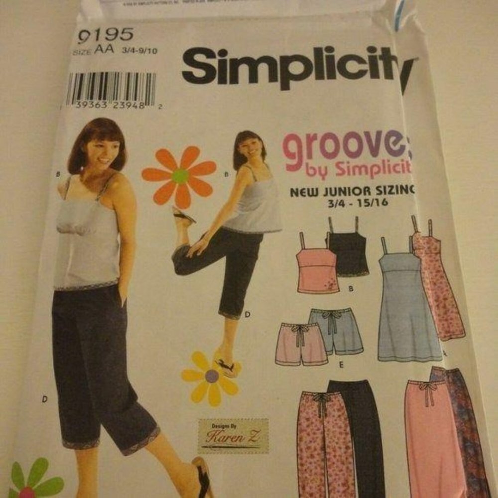 Simplicity Junior 9195 sewing pattern